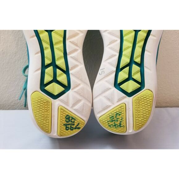 Nike Women's Flex 2016 RN 830751-300 Hyper Turquoise Running Shoes Lace Up Sz 8 - Picture 10 of 12